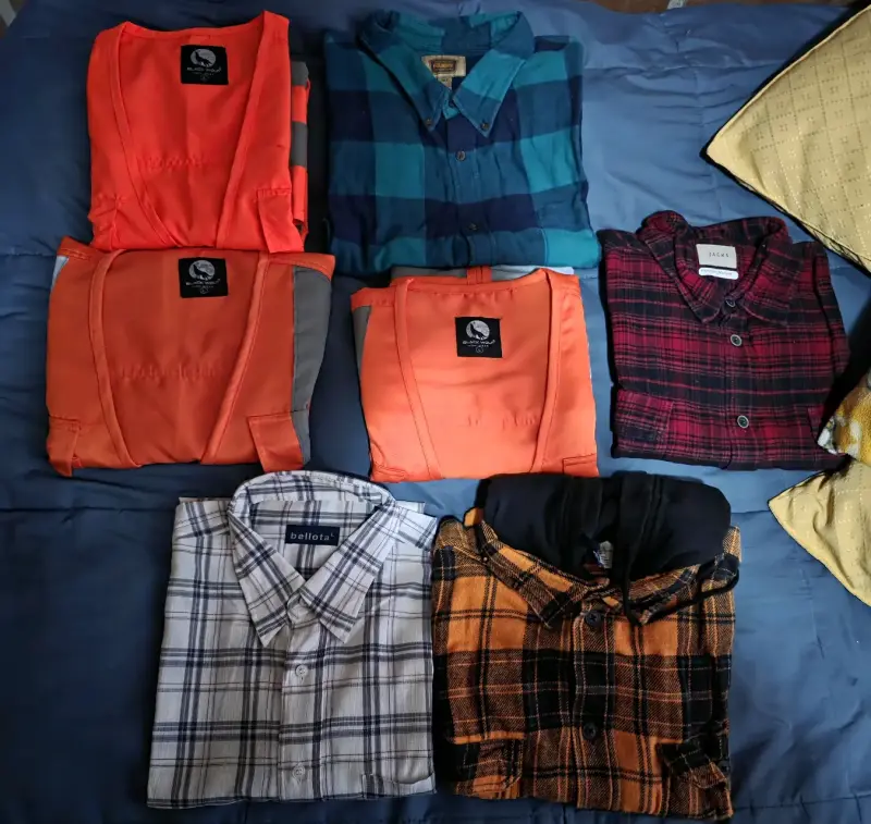 Camisa de franela roja Jachs - 5