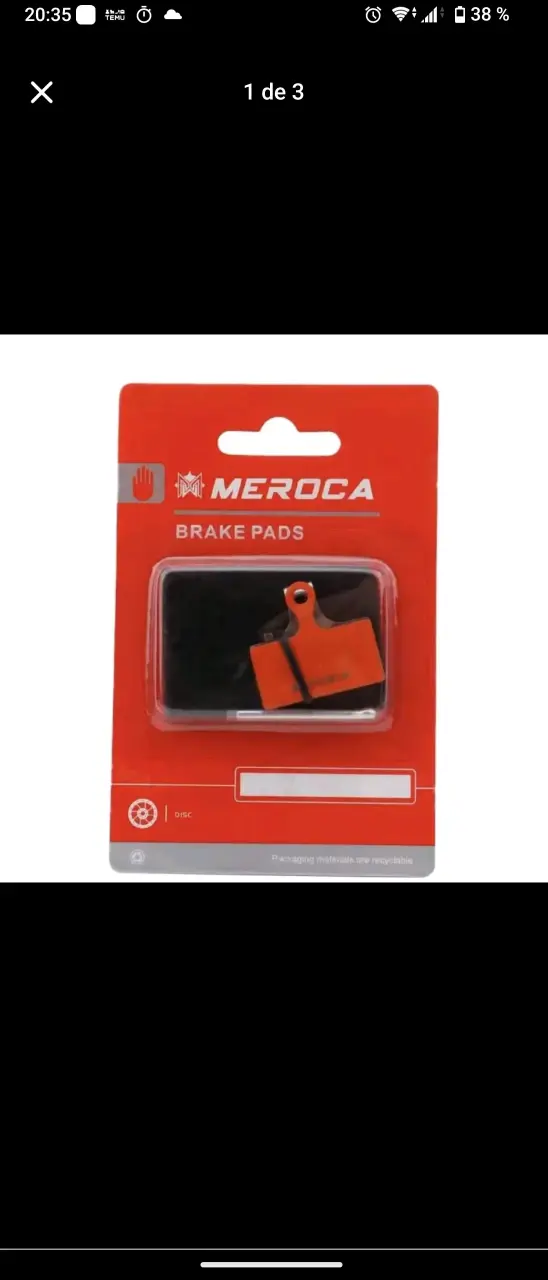 Pastillas de freno bicicleta meroca ms-01b shiman - 1