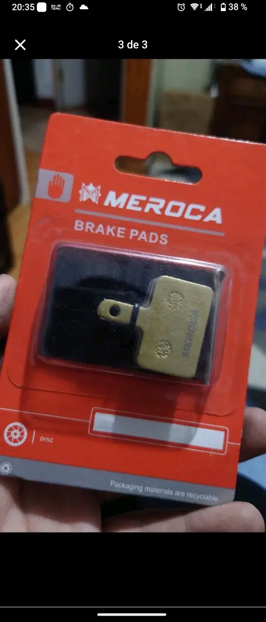 Pastillas de freno bicicleta meroca ms-01b shiman - 3