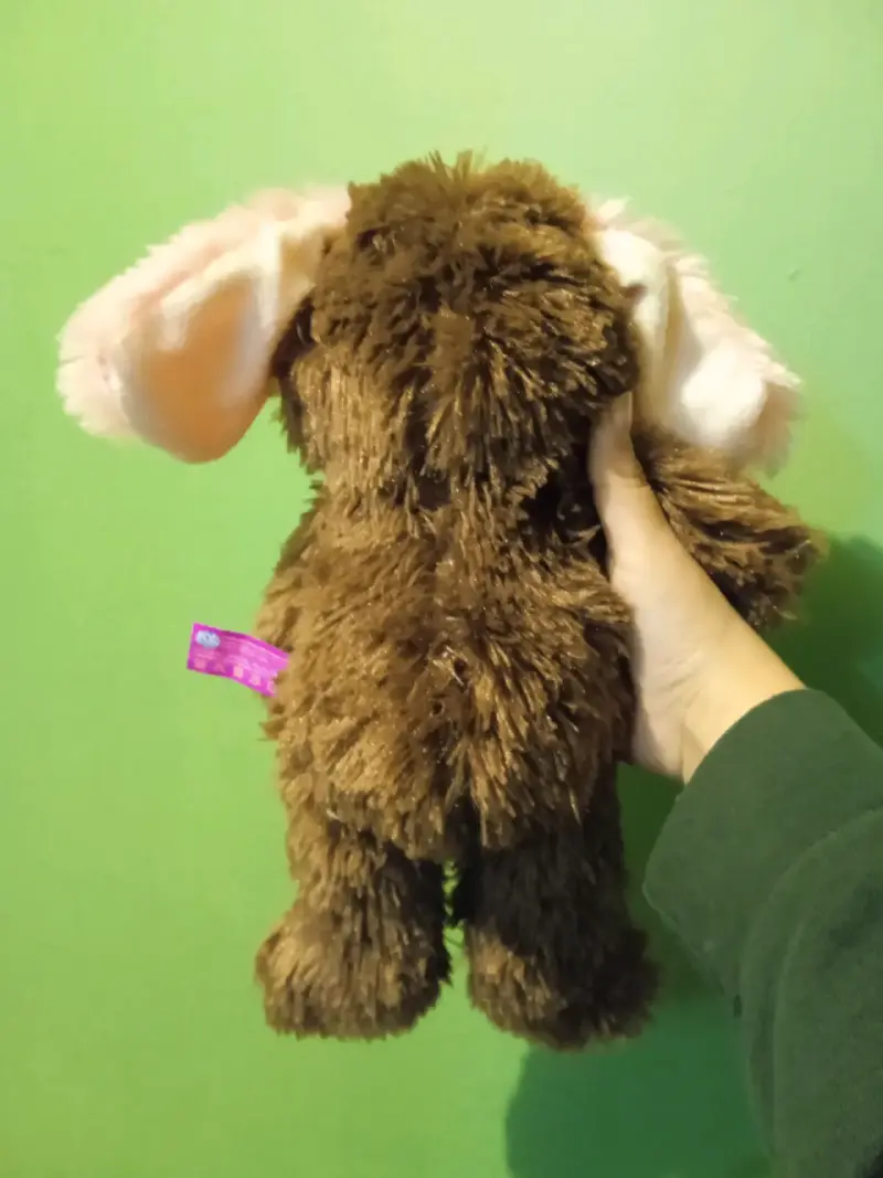 Peluche de oso marrón y rosado - 3