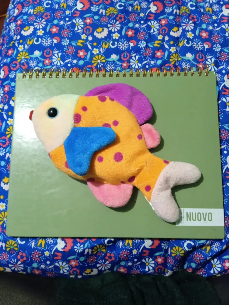 Peluche pez colorido - 1