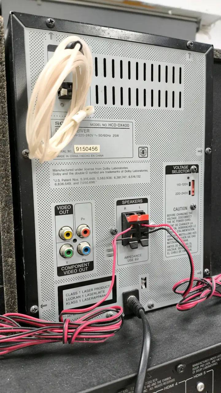 Mini Componente Sony con CD/DVD - 4