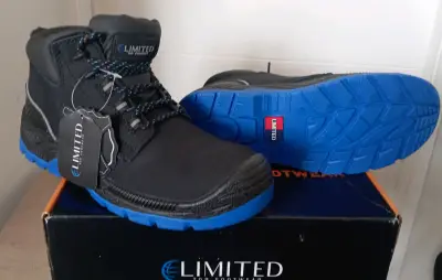 Botas negras Limited con suela azul - miniatura 1