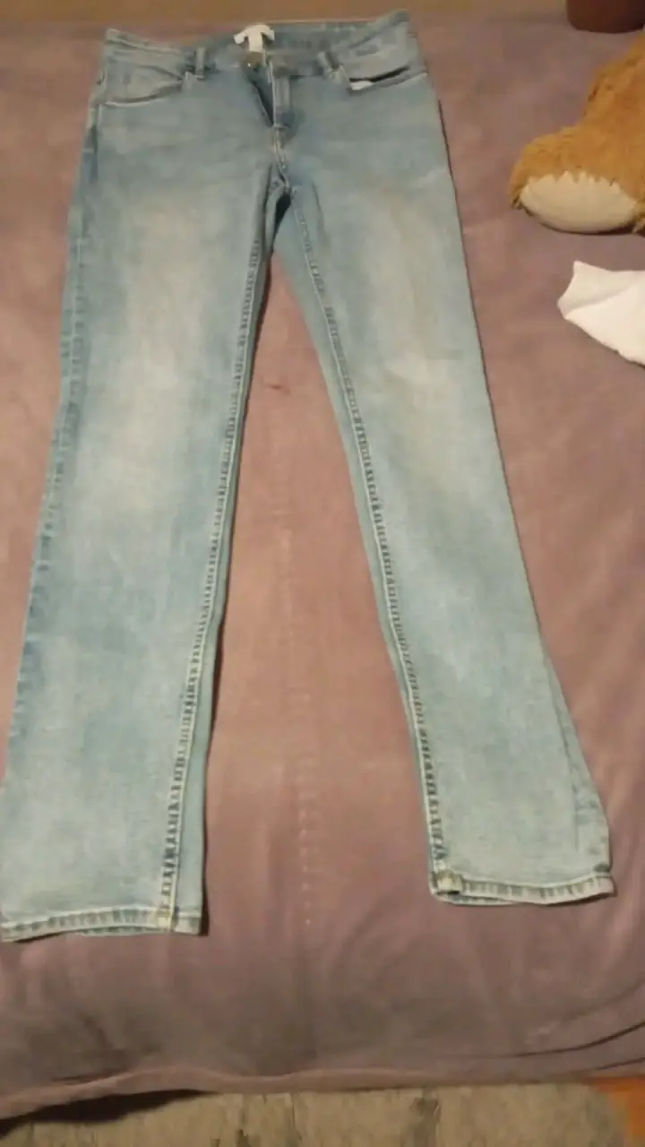 Jeans azul claro para mujer - 1