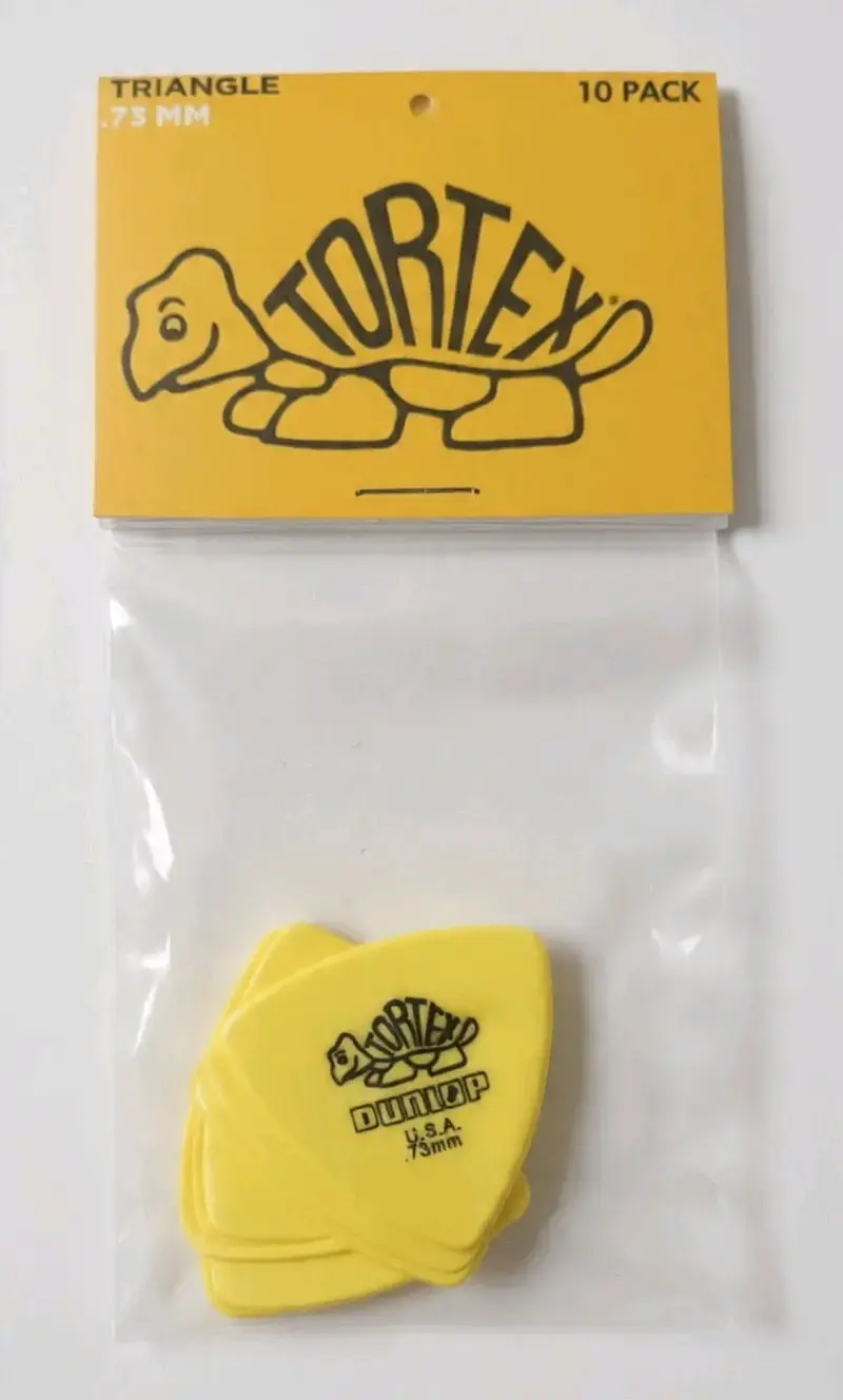 Set 10 púas Tortex Triangle .73 mm