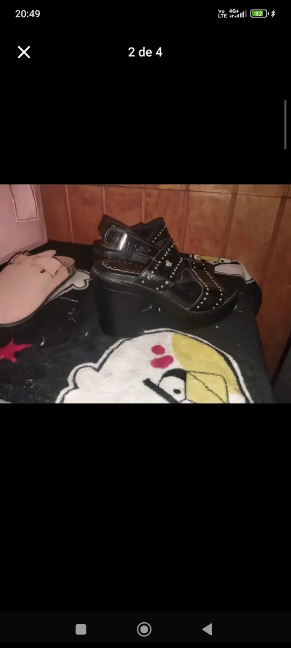 Sandalias negras con tachas - 2