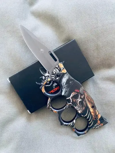 Navaja con Manopla Tactica Cuchillo - miniatura 2
