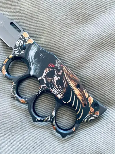 Navaja con Manopla Tactica Cuchillo - miniatura 5