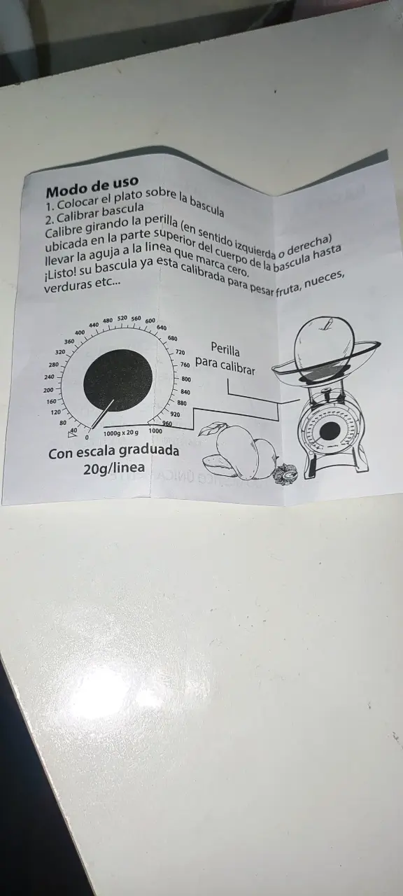 Balanza de cocina azul - 3