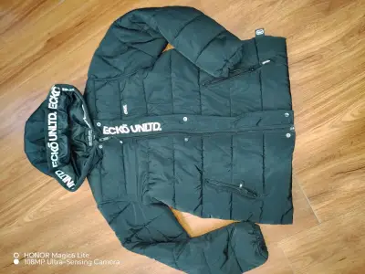 Parka negra Ecko Unltd con capucha - miniatura 2