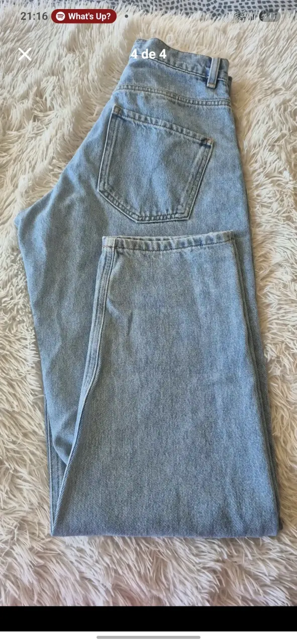 Jeans azules clásicos unisex - 4