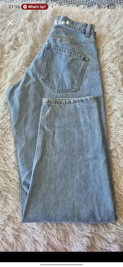Jeans azules clásicos unisex - miniatura 4