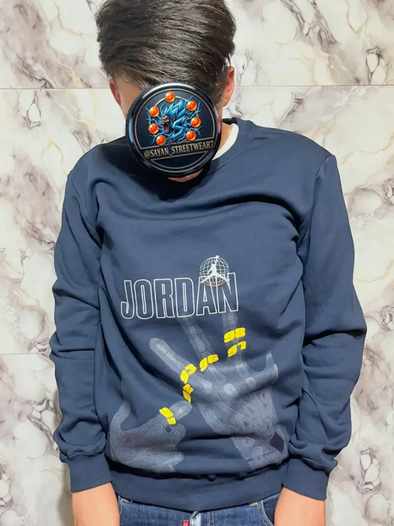Polerón Jordan azul oscuro
