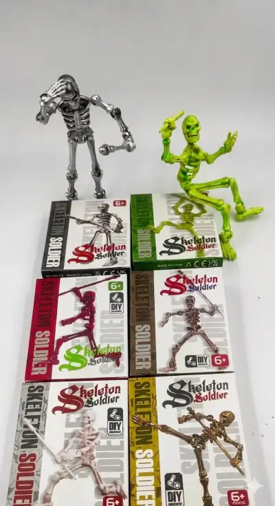 Figuras articuladas esqueleto calaveras - miniatura 2