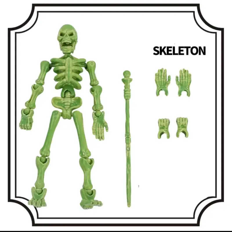 Figuras articuladas esqueleto calaveras - 3