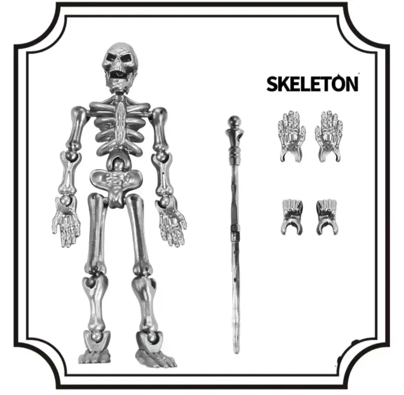 Figuras articuladas esqueleto calaveras - 6