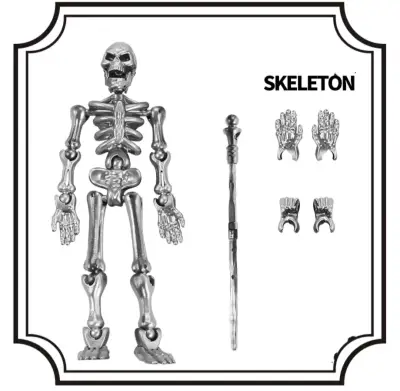 Figuras articuladas esqueleto calaveras - miniatura 6