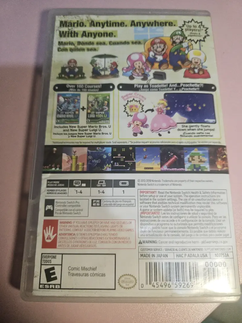Juego Nintendo Switch Mario Bros U Deluxe - 2