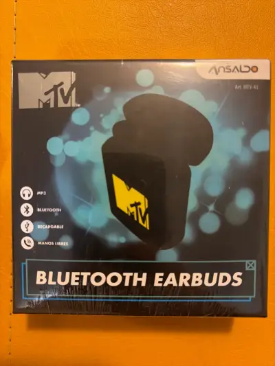 Auriculares Bluetooth MTV nuevos - miniatura 1