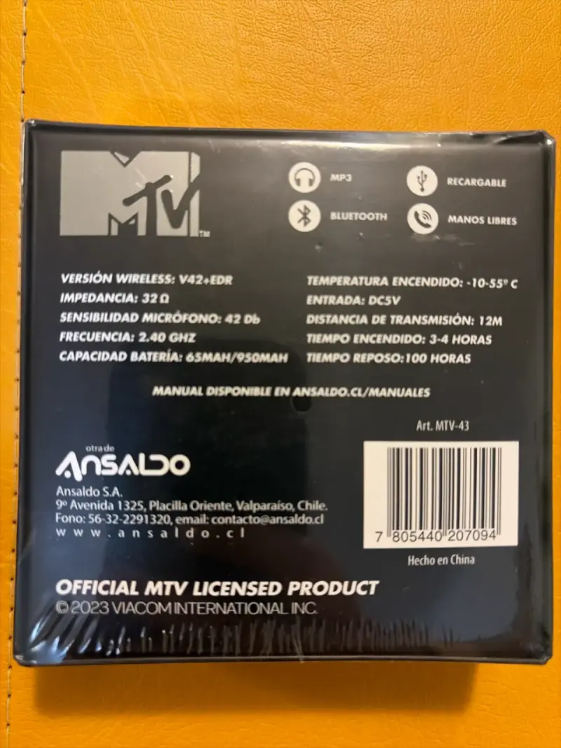 Auriculares Bluetooth MTV nuevos - 2