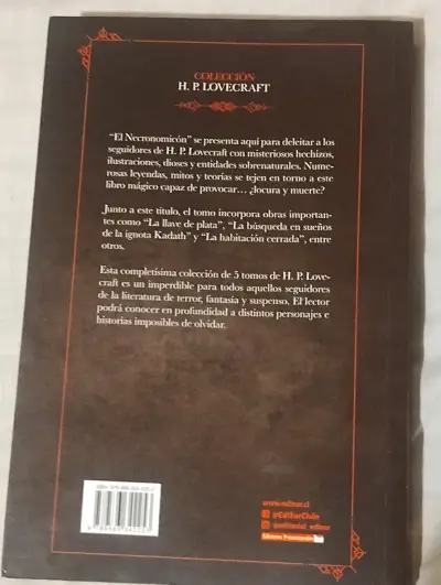 Libro El Necronomicón HP Lovecraft - miniatura 2