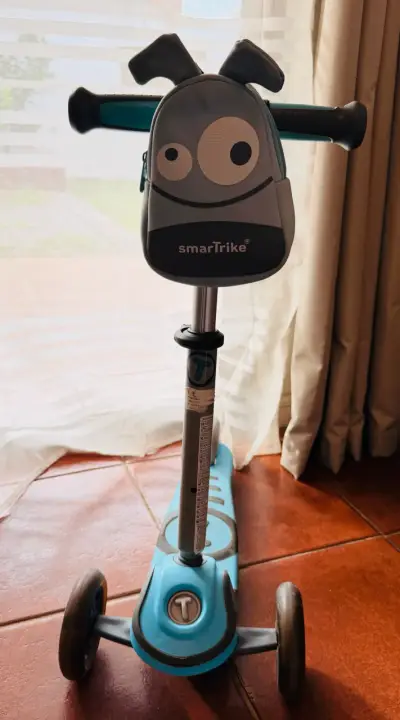 Scooter  infantil 3 en 1  con casco - miniatura 3