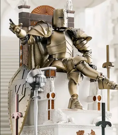 Figuras de caballeros medievales - miniatura 2
