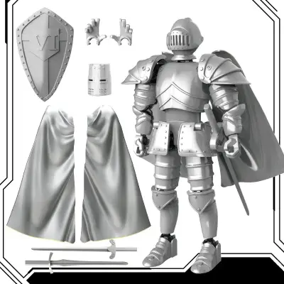 Figuras de caballeros medievales - miniatura 5
