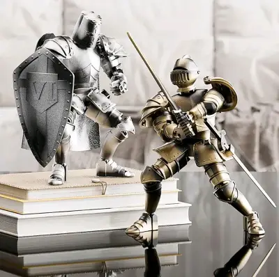 Figuras de caballeros medievales - miniatura 6