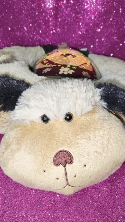 Almohada de peluche perro, con Proyector - miniatura 3