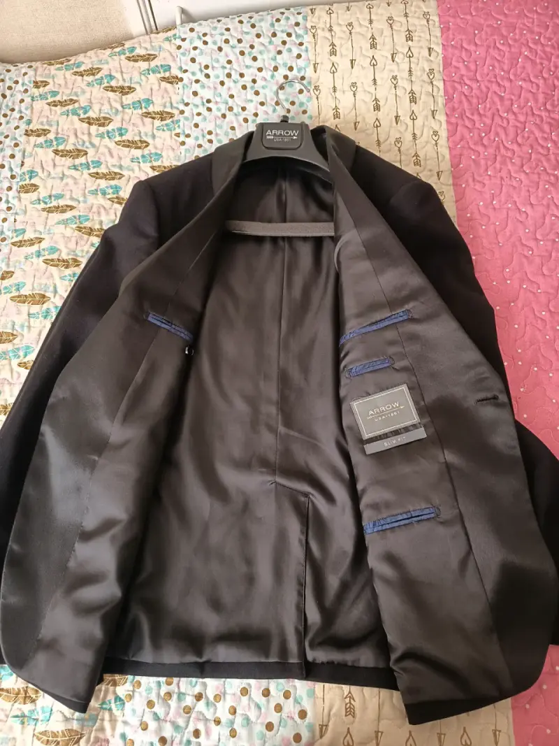 Traje negro elegante Arrow - 5