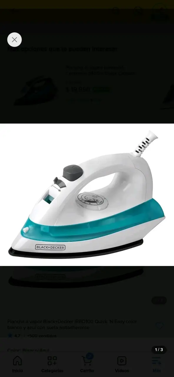 Plancha a vapor Black+Decker - 1