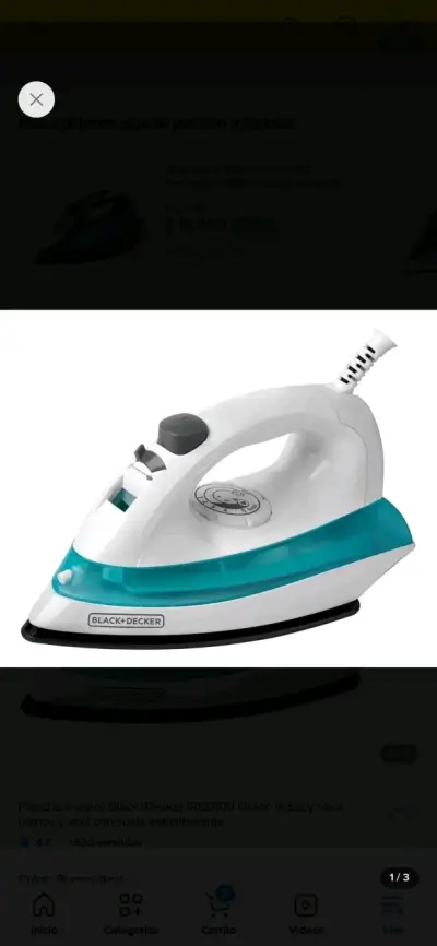 Plancha a vapor Black+Decker - miniatura 1