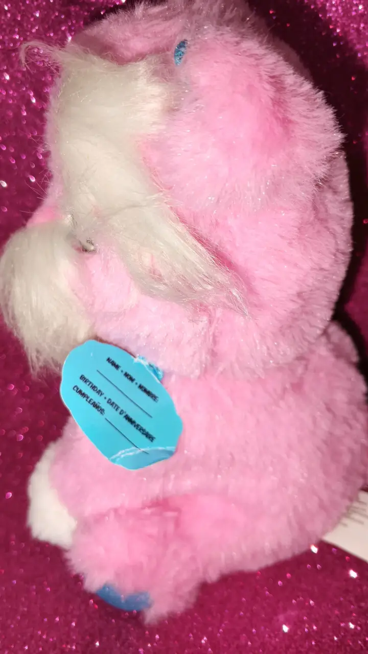 Peluchito rosa y blanco, emite sonidos - 3