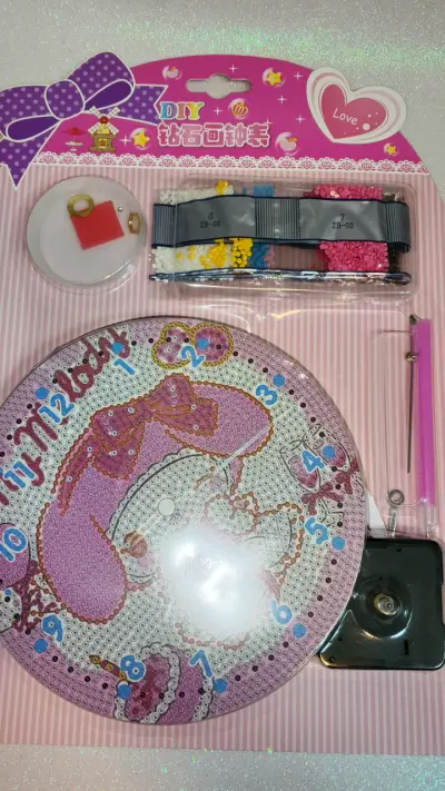Kit de reloj DIY con diamantes - miniatura 1