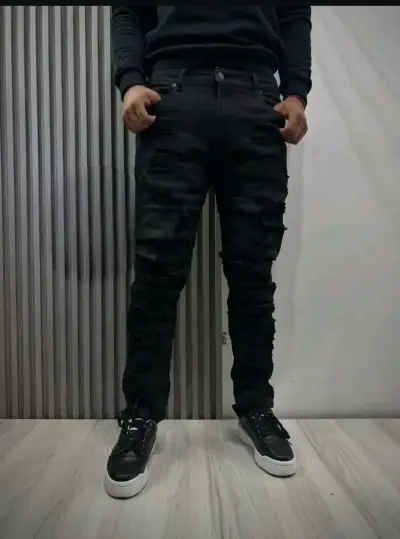 Jeans negros estilo AE - miniatura 2