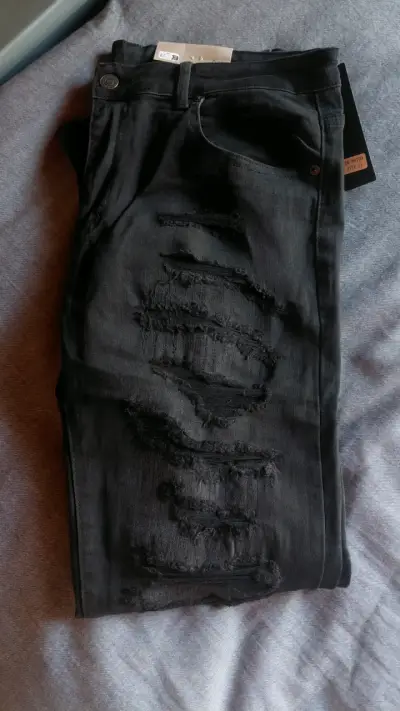 Jeans negros estilo AE - miniatura 3
