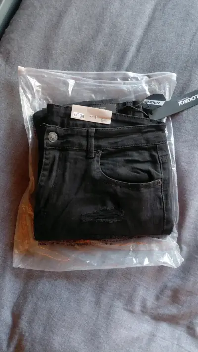 Jeans negros estilo AE - miniatura 4