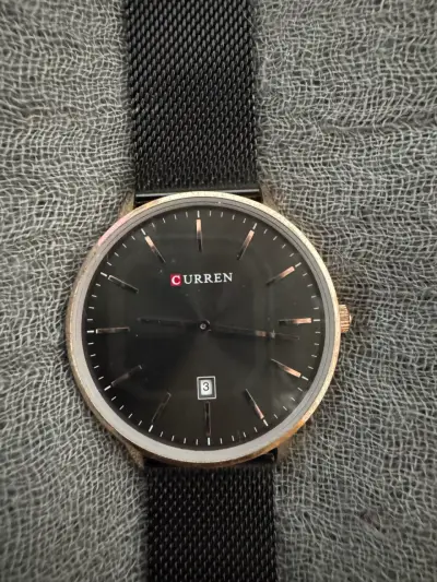 Reloj negro marca Curren - miniatura 1