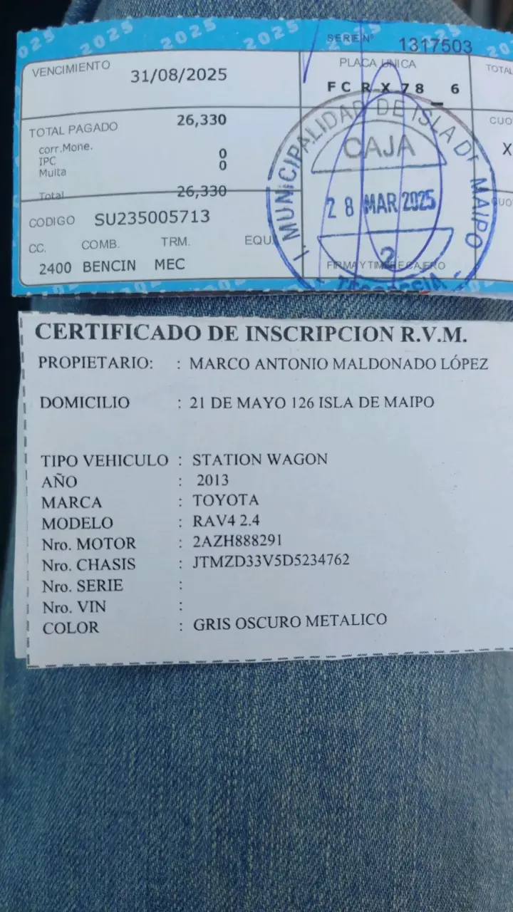 Toyota RAV4 2013 usado gris - 6