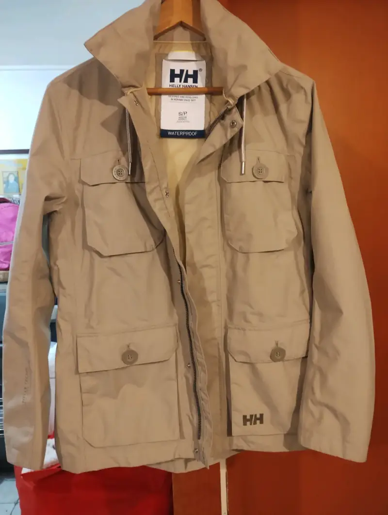 Parka impermeable beige Helly Hansen - 1