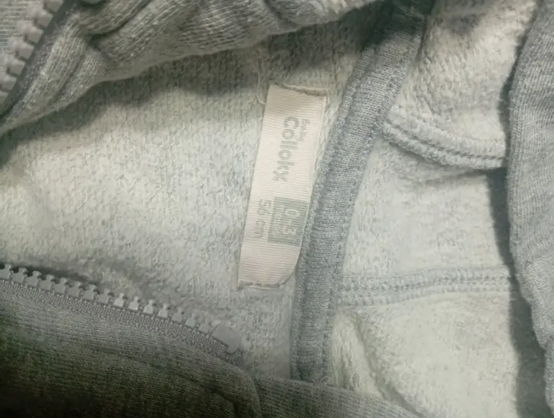 Conjunto buzo gris bebé - 3