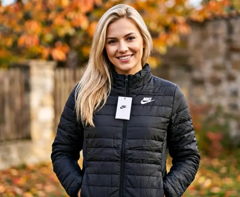 Chaqueta negra Nike nueva - 1
