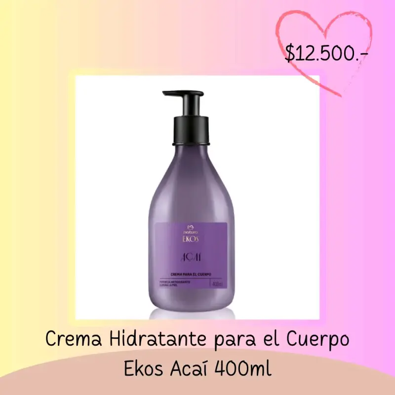 Crema Hidratante Ekos Acaí 400ml