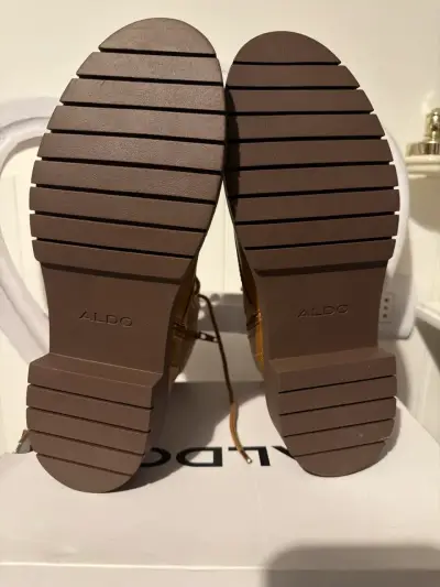 Botines de cuero Aldo marrón - miniatura 5