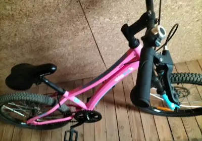 Bicicleta infantil rosa aro 20 - miniatura 4