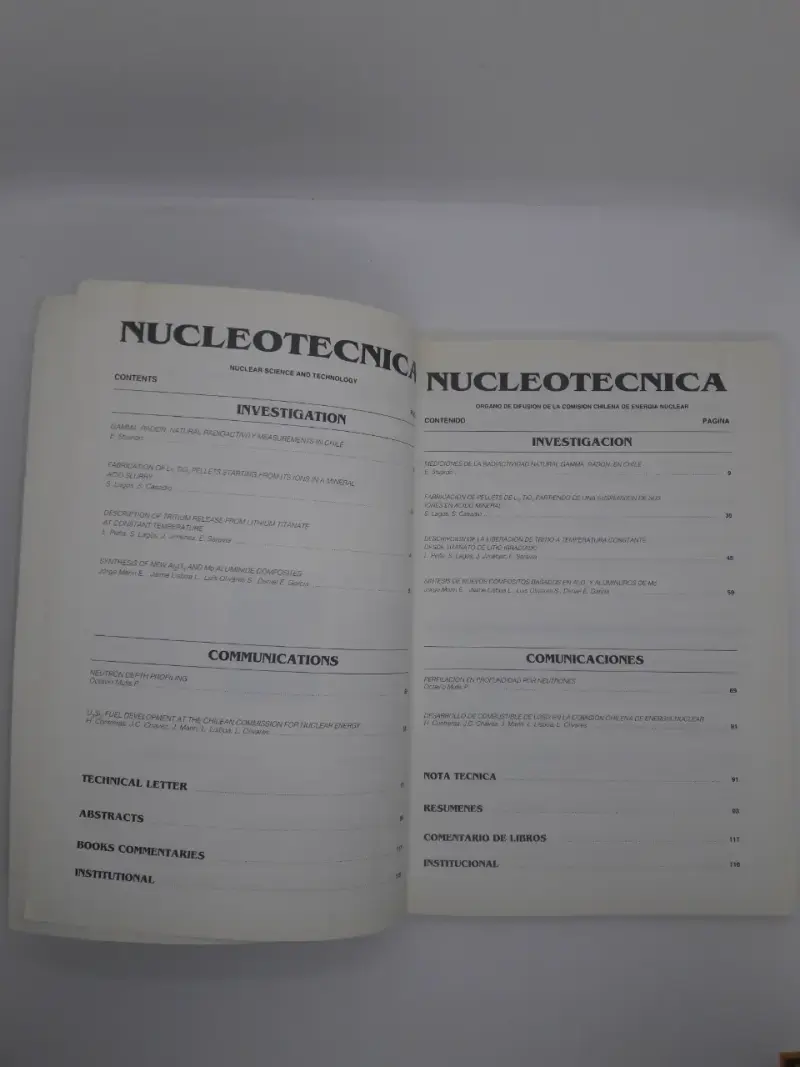 Revista Nucleotecnica varias ediciones - 3