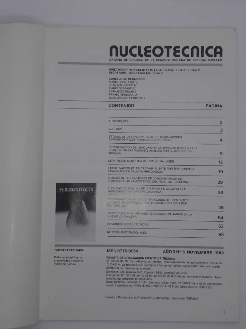 Revista Nucleotecnica varias ediciones - 5