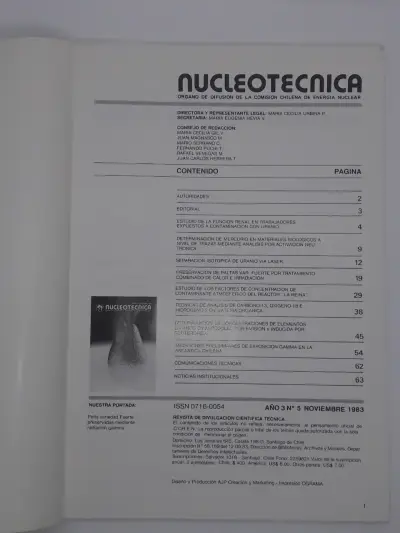 Revista Nucleotecnica varias ediciones - miniatura 5
