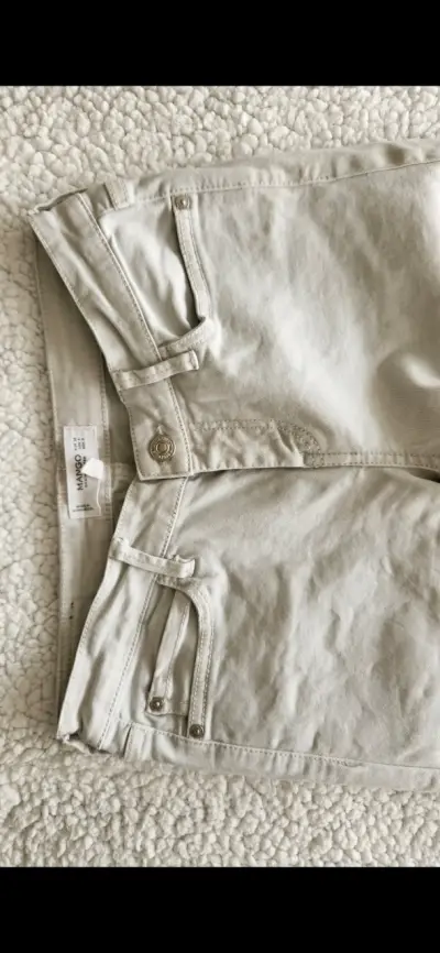 Jeans Mujer Gris MANGO Talla 32 - miniatura 1